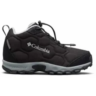 Buty dla chłopców - Columbia Wodoodporne buty śniegowe dla dzieci Firecamp Mid 2 unisex, Czarny pomnik, 3.5 UK - miniaturka - grafika 1