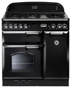 Kuchenki gazowo-elektryczne - Falcon Classic 90 Czarny chrom - miniaturka - grafika 1