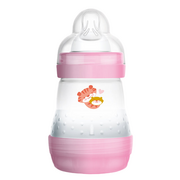 Butelki dla niemowląt - Butelka do karmienia Mam Baby Anti Colic Bottle Pink 160ml - miniaturka - grafika 1