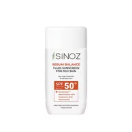 Kremy do twarzy - Sinoz - Sebum Balance Fluid Sunscreen for Oily Skin SPF50+ / PA++++, 50ml - miniaturka - grafika 1