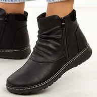 Botki damskie - Czarne botki damskie Vinceza 87725 - miniaturka - grafika 1