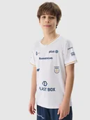 Koszulki dla chłopców - 4F Koszulka replika domowa z sezonu 2023/24 dziecięca 4F x Projekt Warszawa - multikolor 98/104 - miniaturka - grafika 1