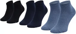 Skarpetki sportowe męskie - Skechers 3PPK Basic Quarter Socks SK42004-5801 Rozmiar: 39-42 - grafika 1