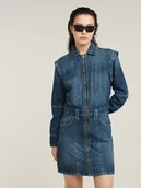 Sukienki - G-Star Sukienka dżinsowa w kolorze niebieskim - miniaturka - grafika 1