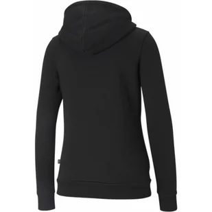 Damska rozpinana bluza z kapturem Essentials PUMA Black - Bluzy damskie - miniaturka - grafika 1