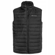 Kamizelki męskie - Bezrękawnik Kamizelka męska puchowa Columbia Powder Lite Vest Czarna 2XL - miniaturka - grafika 1