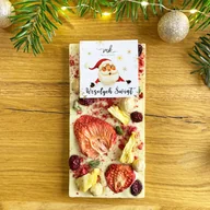 Czekolada - Biała czekolada z owocami i orzechami na Mikołajki i Boże Narodzenie - miniaturka - grafika 1