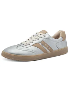 s.Oliver Sneakersy w kolorze szaro-jasnobrązowym - Trampki damskie - miniaturka - grafika 1