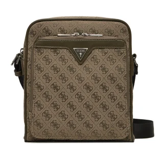 Saszetka Guess Milano - 4G HMMILJ P4260 Zielony - Torby męskie - miniaturka - grafika 1