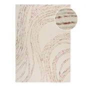 Dywany - Pomarańczowy/kremowy wełniany dywan 80x150 cm Abstract Swirl – Flair Rugs - miniaturka - grafika 1