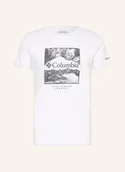 Koszulki męskie - Columbia T-Shirt weiss - miniaturka - grafika 1