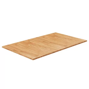 vidaXL Blat do łazienki, jasnobrązowy, 100x60x1,5 cm, lite drewno - Blaty meblowe i parapety okienne - miniaturka - grafika 1