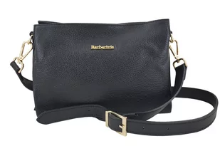 Funkcjonalna torebka damska na ramię - Czarna - Torebki damskie - miniaturka - grafika 1