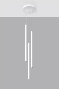 Sollux Lighting Lampa wisząca PASTELO 3P biała - Lampy sufitowe - miniaturka - grafika 1