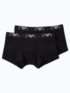 Emporio Armani Obcisłe bokserki pakowane po 2 szt. Mężczyźni Bawełna czarny jednolity, S - Majtki męskie - miniaturka - grafika 1