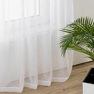 Firany - Firana KRESZ kolor biały styl klasyczny taśma wave taśma wave transparentna 7 cm woal gnieciony 140x300 homede - SCURT/HOM/KRESZ - miniaturka - grafika 1