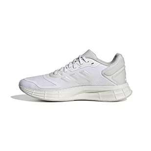 adidas Duramo 10, Damskie trampki, Biały Ftwr White Zero Met Grey One, 36.5 EU - Trampki damskie - miniaturka - grafika 1