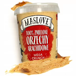 Maslove masło Arachidowe Mega Crunch 400 g - Maslove 44S_1327 - Masło i margaryna - miniaturka - grafika 1
