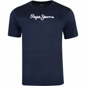 Koszulki męskie - PEPE JEANS KOSZULKA MĘSKA T-SHIRT EGGO N FUTURE GRANATOWA r.M - miniaturka - grafika 1