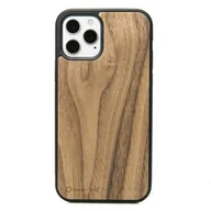 Etui i futerały do telefonów - Bewood Drewniane etui iPhone 12 / 12 Pro ORZECH AMERYKAŃSKI - miniaturka - grafika 1