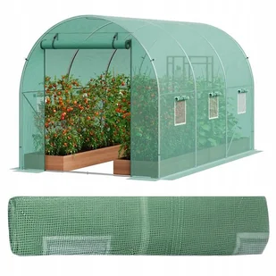 Folia Zamienna na Tunel Foliowy Ogrodowy Foliak Zielona UV4 Mocna 2x3x2m - Szklarnie ogrodowe - miniaturka - grafika 1