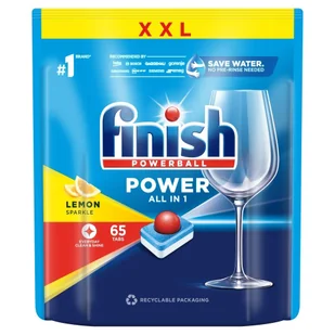 Finish Power Lemon Tabletki do mycia naczyń w zmywarce 1040 g (65 sztuk) - Inne artykuły czyszczące - miniaturka - grafika 1