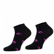 Skarpetki jeździeckie - Comodo Skarpetki krótkie - granatowe w różowe konie - miniaturka - grafika 1