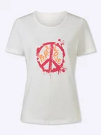 Koszulki i topy damskie - Heine Koszulka w kolorze białym - miniaturka - grafika 1