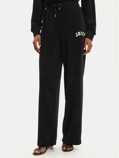 Juicy Couture Spodnie dresowe Regan JCWBJ125335 Czarny Wide Leg - Spodnie sportowe damskie - miniaturka - grafika 1