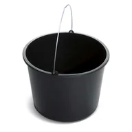 Wiadra i kastry budowlane - Wiadro budowlane Bucket 12 l czarne - miniaturka - grafika 1