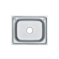 Zlewozmywaki - Leziter Mont kwadratowy jednokomorowy zlewozmywak ze stali nierdzewnej - miniaturka - grafika 1