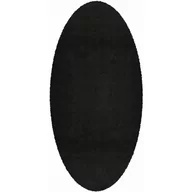 Dywaniki łazienkowe - Kleine Wolke Cony Oval Dywan kąpielowy czarny 60x110 cm - miniaturka - grafika 1