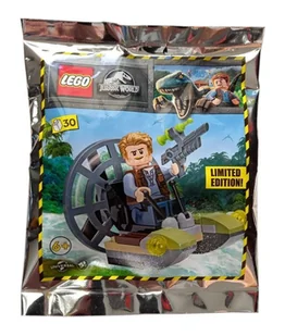 Lego Jurassic World Zestaw - Owen With Airboat 122220 Polybag Klocki - Klocki - miniaturka - grafika 1
