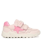 Buty dla dziewczynek - Sneakersy Geox B Ciufciuf Girl B655QA 0BC14 C0808 S Różowy - miniaturka - grafika 1