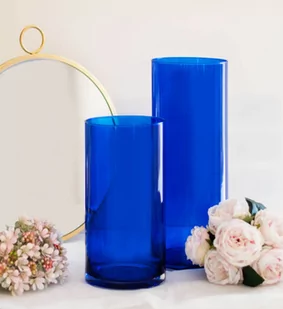 Wazon tuba kobaltowy M - Wazony i flakony - miniaturka - grafika 1