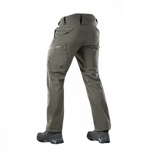 M-Tac - Spodnie Softshell Winter - Oliwkowe - 20306001 - Odzież taktyczna i umundurowanie - miniaturka - grafika 4