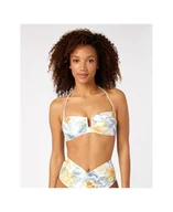 Stroje kąpielowe - Biustonosz kąpielowy RIP CURL Always Summer Bandeau biały S - miniaturka - grafika 1