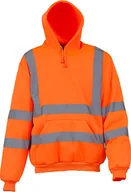 Bluzy męskie - YOKO Męska bluza z kapturem HVK05 Pomarańczowy Hi-Vis Pomarańczowy L - miniaturka - grafika 1