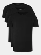 Koszulki męskie - Tommy Hilfiger Komplet 3 t-shirtów UM0UM03138 Czarny Regular Fit - miniaturka - grafika 1
