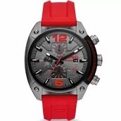 Zegarki męskie - Diesel DZ4481 Zegarek Męski Na Pasku Z Kolekcji Overflow  - miniaturka - grafika 1