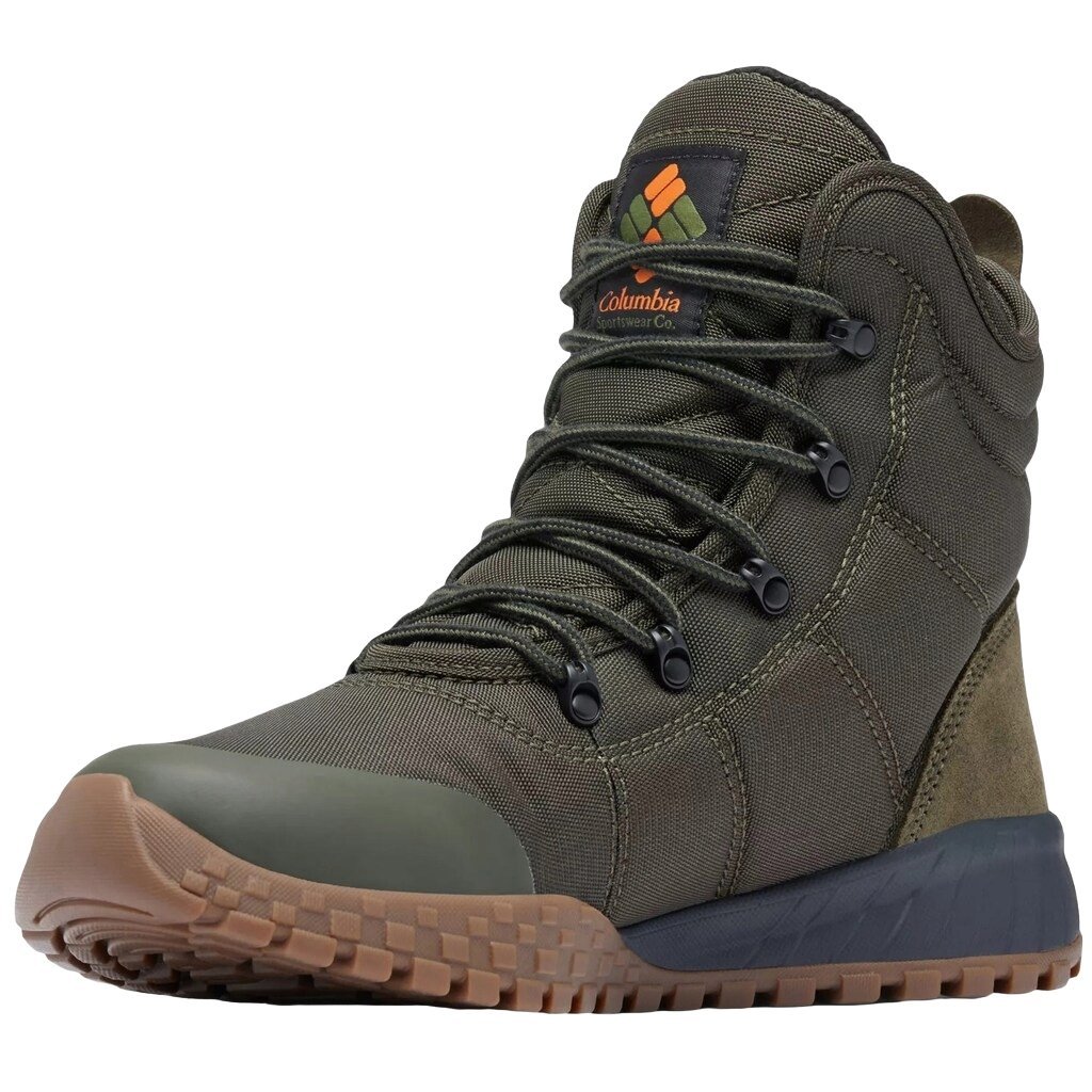 COLUMBIA BUTY TREKKINGOWE MĘSKIE KHAKI ZE SKÓRĄ 44 16DA