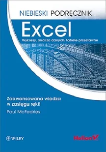 Excel. Wykresy, analiza danych, tabele przestawne. Niebieski podręcznik - Aplikacje biurowe - miniaturka - grafika 1