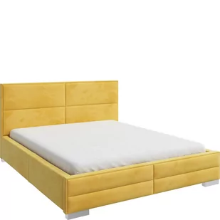 Łóżko Tapicerowane 180 x 200 z Pojemnikiem Sozontii Forte - Łóżka - miniaturka - grafika 1