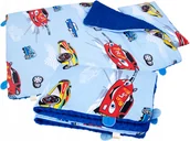 Pościel dla dzieci - Kocyk poduszka pościel do przedszkola 100x135 Auta - miniaturka - grafika 1