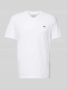 T-shirt z naszywką z logo - Koszulki męskie - miniaturka - grafika 1