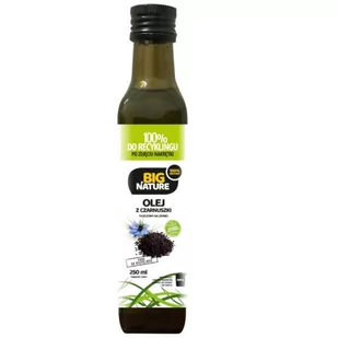 BIG NATURE Big Nature Olej z czarnuszki 250 ml 100% - Olej spożywczy - miniaturka - grafika 1