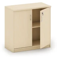 Szafki biurowe - B2B Partner Szafka biurowa Mirelli A+, 800x400x800 mm, brzoza CF F07411, CD060 - miniaturka - grafika 1