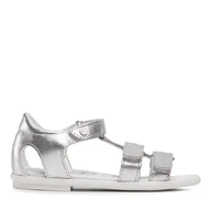 Buty dla dziewczynek - Sandały Bartek 76016/SIE Srebrny - miniaturka - grafika 1