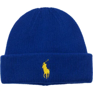 POLO RALPH LAUREN Wełniana czapka - Czapki damskie - miniaturka - grafika 1