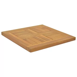 Kwadratowy blat do stolika, 40x40x2,5 cm, lite drewno tekowe Lumarko! - Meble modułowe i akcesoria - miniaturka - grafika 4